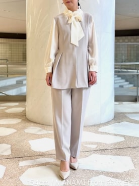 「STRAWBERRY-FIELDS（ストロベリーフィールズ）のアイテム」を使った、STRAWBERRY-FIELDSさん（レディース・154cm）の冬コーディネート