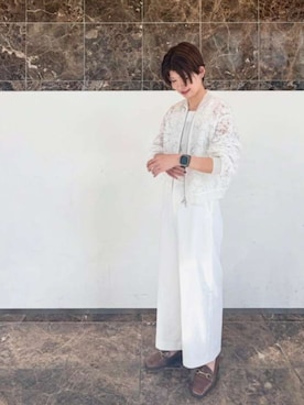 「STRAWBERRY-FIELDS（ストロベリーフィールズ）のアイテム」を使った、STRAWBERRY-FIELDSさん（レディース・170cm）の春コーディネート