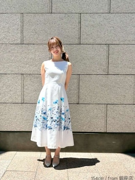 「STRAWBERRY-FIELDS（ストロベリーフィールズ）のアイテム」を使った、STRAWBERRY-FIELDSさん（レディース・154cm）の夏コーディネート