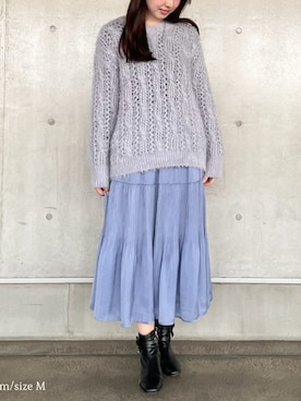 「STRAWBERRY-FIELDS（ストロベリーフィールズ）のアイテム」を使った、STRAWBERRY-FIELDSさん（レディース・168cm）の冬コーディネート