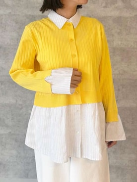 「STRAWBERRY-FIELDS（ストロベリーフィールズ）のアイテム」を使った、STRAWBERRY-FIELDSさん（レディース・154cm）の春コーディネート