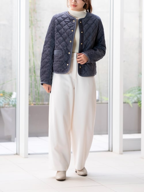 STRAWBERRY-FIELDS（ストロベリーフィールズ） コート アウター ベロア