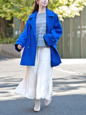 「ミディアムコート」｜STRAWBERRY-FIELDSさん（レディース・159cm）の秋コーディネート