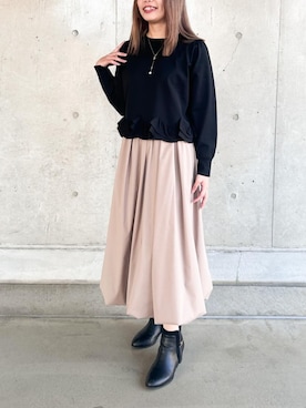 「STRAWBERRY-FIELDS（ストロベリーフィールズ）のアイテム」を使った、STRAWBERRY-FIELDSさん（レディース・163cm）の冬コーディネート