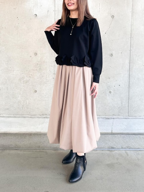 ミルキータフタ_バルーンタフタスカート（スカート）｜STRAWBERRY