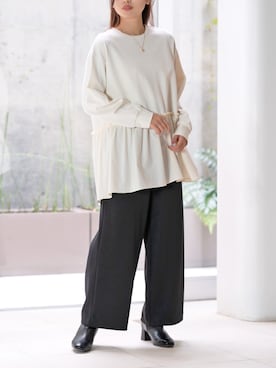 「STRAWBERRY-FIELDS（ストロベリーフィールズ）のアイテム」を使った、STRAWBERRY-FIELDSさん（レディース・159cm）の秋コーディネート