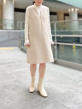 「STRAWBERRY-FIELDS（ストロベリーフィールズ）のアイテム」を使った、STRAWBERRY-FIELDSさん（レディース・154cm）の冬コーディネート