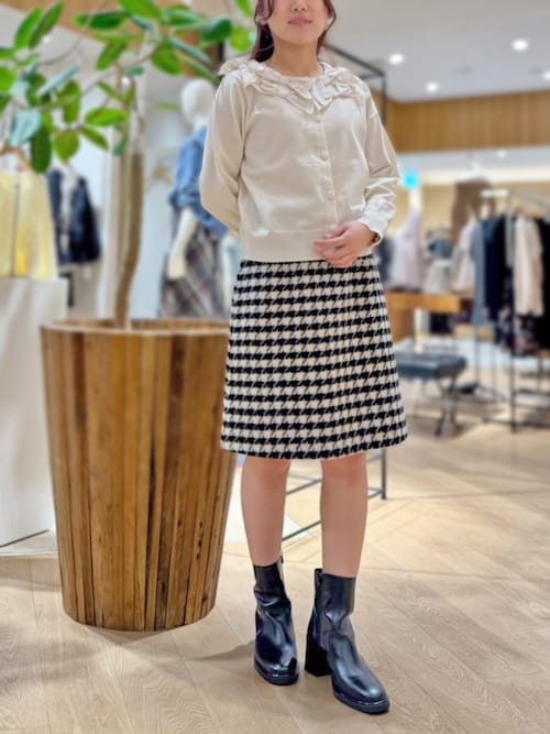 シャギーチドリ_シャギーチドリミニスカート