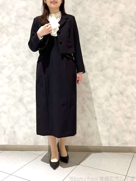 「STRAWBERRY-FIELDS（ストロベリーフィールズ）のアイテム」を使った、STRAWBERRY-FIELDSさん（レディース・158cm）の春コーディネート