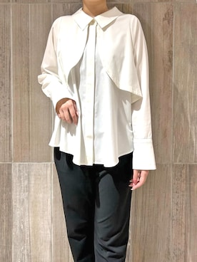 「STRAWBERRY-FIELDS（ストロベリーフィールズ）のアイテム（パンツ）」を使った、STRAWBERRY-FIELDSさん（レディース・158cm）の秋コーディネート