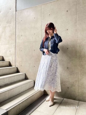 「STRAWBERRY-FIELDS（ストロベリーフィールズ）のアイテム」を使った、STRAWBERRY-FIELDSさん（レディース・168cm）の春コーディネート