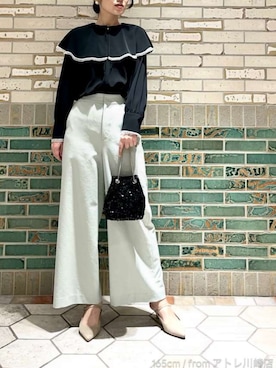 「STRAWBERRY-FIELDS（ストロベリーフィールズ）のアイテム」を使った、STRAWBERRY-FIELDSさん（レディース・165cm）の春コーディネート