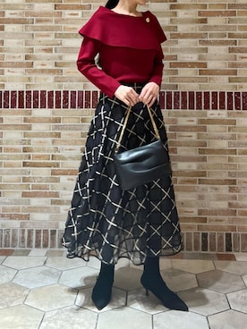 「STRAWBERRY-FIELDS（ストロベリーフィールズ）のアイテム」を使った、STRAWBERRY-FIELDSさん（レディース・165cm）の冬コーディネート