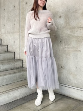 「STRAWBERRY-FIELDS（ストロベリーフィールズ）のアイテム」を使った、STRAWBERRY-FIELDSさん（レディース・168cm）の冬コーディネート