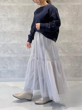 「STRAWBERRY-FIELDS（ストロベリーフィールズ）のアイテム」を使った、STRAWBERRY-FIELDSさん（レディース・149cm）の冬コーディネート