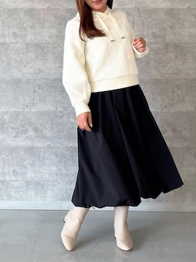 「STRAWBERRY-FIELDS（ストロベリーフィールズ）のアイテム」を使った、STRAWBERRY-FIELDSさん（レディース・149cm）の冬コーディネート