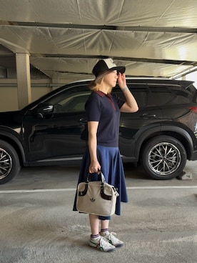 「MARNI（マルニ）のアイテム」を使った、ピヨーコさん（レディース・159cm）の夏コーディネート