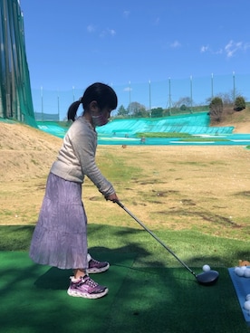 「SKECHERS（スケッチャーズ）のアイテム」を使った、Rin Koizumiさん（キッズ・120cm）の冬コーディネート