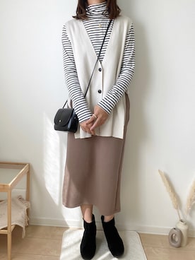 みゆきちさん（レディース・161cm）の秋コーディネート