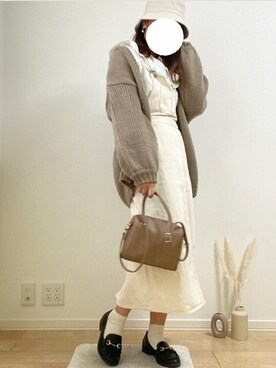 「apres jour mignon（アプレジュールミニョン）のアイテム（帽子）」を使った、みゆきちさん（レディース・161cm）の冬コーディネート
