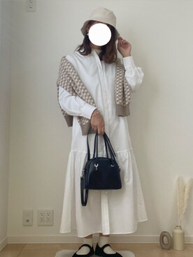 「apres jour mignon（アプレジュールミニョン）のアイテム（帽子）」を使った、みゆきちさん（レディース・161cm）の冬コーディネート