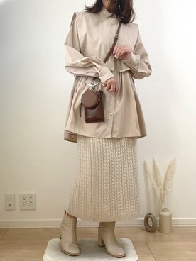 みゆきちさん(レディース・161cm)の冬コーディネート