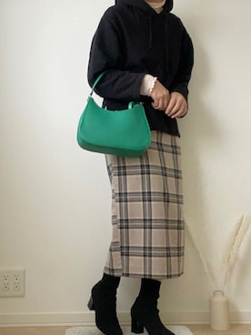 みゆきちさん（レディース・161cm）の冬コーディネート