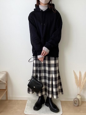 みゆきちさん（レディース・161cm）の冬コーディネート