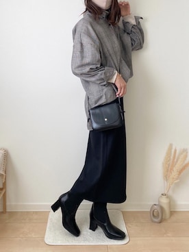 みゆきちさん(レディース・161cm)の冬コーディネート