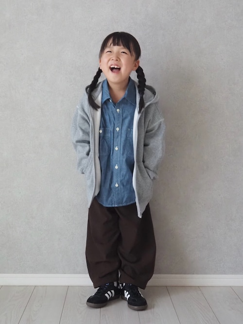「LOWRYS FARM(ローリーズファーム)のTRバルーンパンツ 734653(その他パンツ)」を使った、teiccoさん(キッズ・157cm)の秋コーディネート