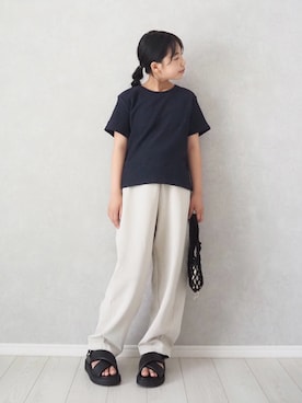 「アイテム（Tシャツ/カットソー）」を使った、teiccoさん（キッズ・152cm・10代）の夏コーディネート