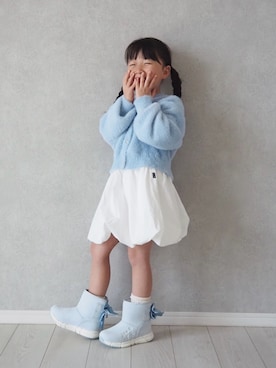 「アイテム（トップス）」を使った、teiccoさん（キッズ・154cm）の秋コーディネート