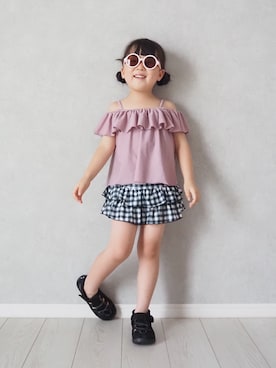 「アイテム（ファッション雑貨）」を使った、teiccoさん（キッズ・152cm・10代）の夏コーディネート