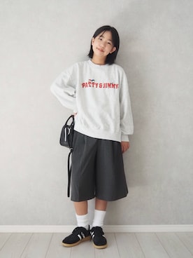 「アイテム（トップス）」を使った、teiccoさん（キッズ・154cm）の秋コーディネート