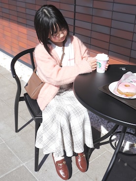 「ナベ部 好きな具材なに?!」｜teiccoさん（キッズ・128cm）の冬コーディネート