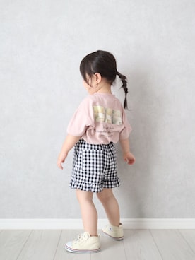 「BRANSHES（ブランシェス）のアイテム」を使った、teiccoさん（キッズ・130cm）の夏コーディネート