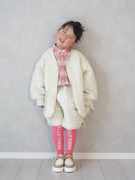 「アイテム（ジャケット/アウター）」を使った、teiccoさん（キッズ・154cm）の秋コーディネート