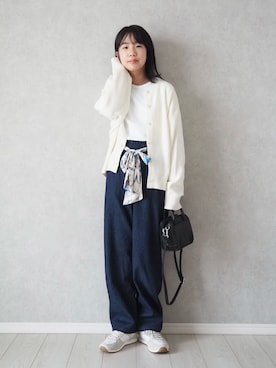 「ikka（イッカ）のアイテム」を使った、teiccoさん（キッズ・156cm）の冬コーディネート