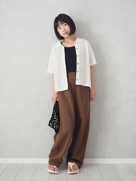 「アイテム（パンツ）」を使った、teiccoさん（キッズ・152cm）の夏コーディネート