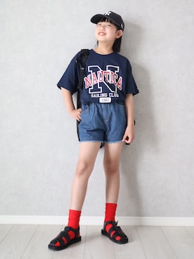 teiccoさん（キッズ・130cm）の夏コーディネート