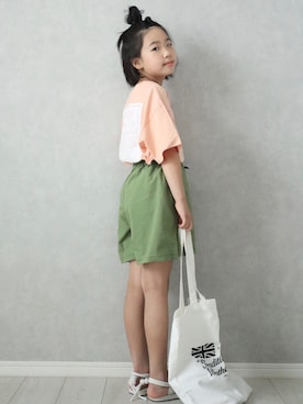 「アイテム（バッグ）」を使った、teiccoさん（キッズ・130cm）の夏コーディネート