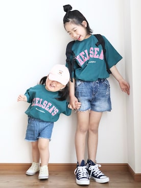 「カラー×コーデ」｜teiccoさん（キッズ・130cm）の春コーディネート