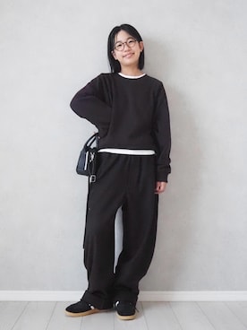 「アイテム（スウェット）」を使った、teiccoさん（キッズ・154cm・10代）の秋コーディネート