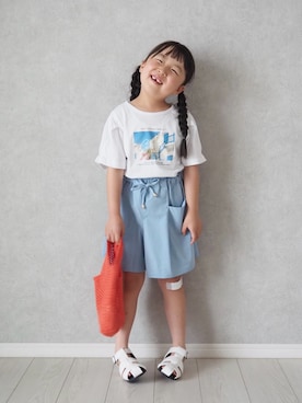 「ikka（イッカ）のアイテム」を使った、teiccoさん（キッズ・157cm）の夏コーディネート