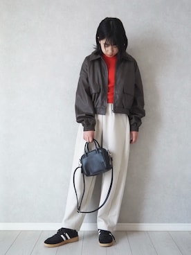 「アイテム（トップス）」を使った、teiccoさん（キッズ・154cm・10代）の冬コーディネート