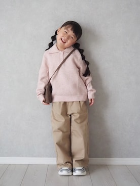 「アイテム（トップス）」を使った、teiccoさん（キッズ・154cm）の秋コーディネート