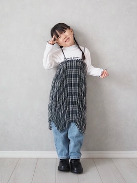 「アイテム（トップス）」を使った、teiccoさん（キッズ・154cm・10代）の冬コーディネート