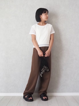 「アイテム（サンダル）」を使った、teiccoさん（キッズ・152cm・10代）の夏コーディネート