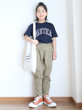 「ネイビー」｜teiccoさん（キッズ・128cm）の春コーディネート