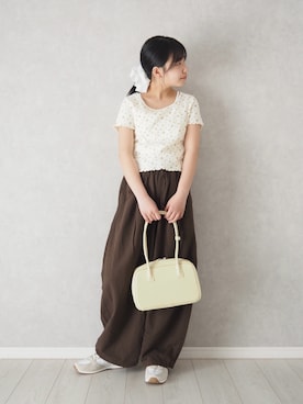 「リネン」｜teiccoさん（キッズ・157cm）の春コーディネート